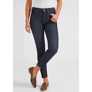 Everlane Ankle Mid Rise Skinny Jeans Dark Indigo Wash Size 29